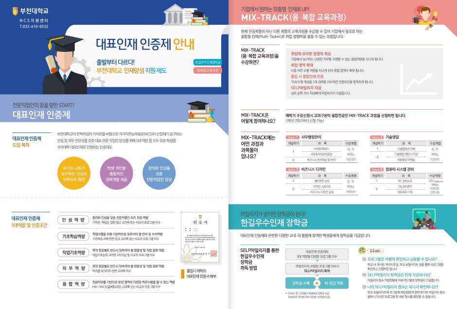 부천대학교,‘대표인재 인증제’를 통한 우수인재 장학 (SELP마일리지) 제도 운영