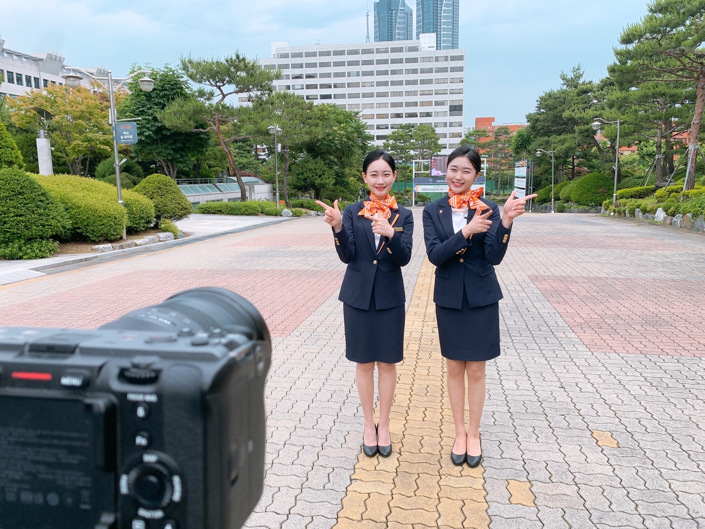 부천대학교 홍보서포터즈, '캠퍼스 소개 영상' 촬영 현장을 가다